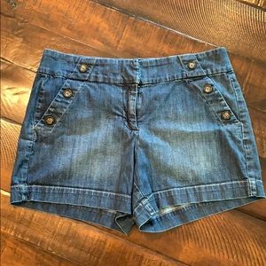 White House Black Market Denim Shorts